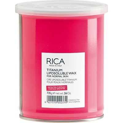 Rica Titanium Liposoluble Wax 800ml 1 Rica Titanium Liposoluble Wax 800ml