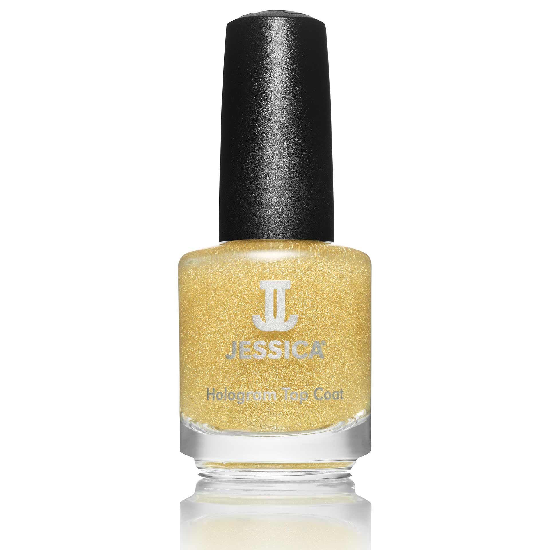 JESSICA CUSTOM COLOURS Lac de unghii Halogram Gold 1 JESSICA CUSTOM COLOURS Lac de unghii Halogram Gold