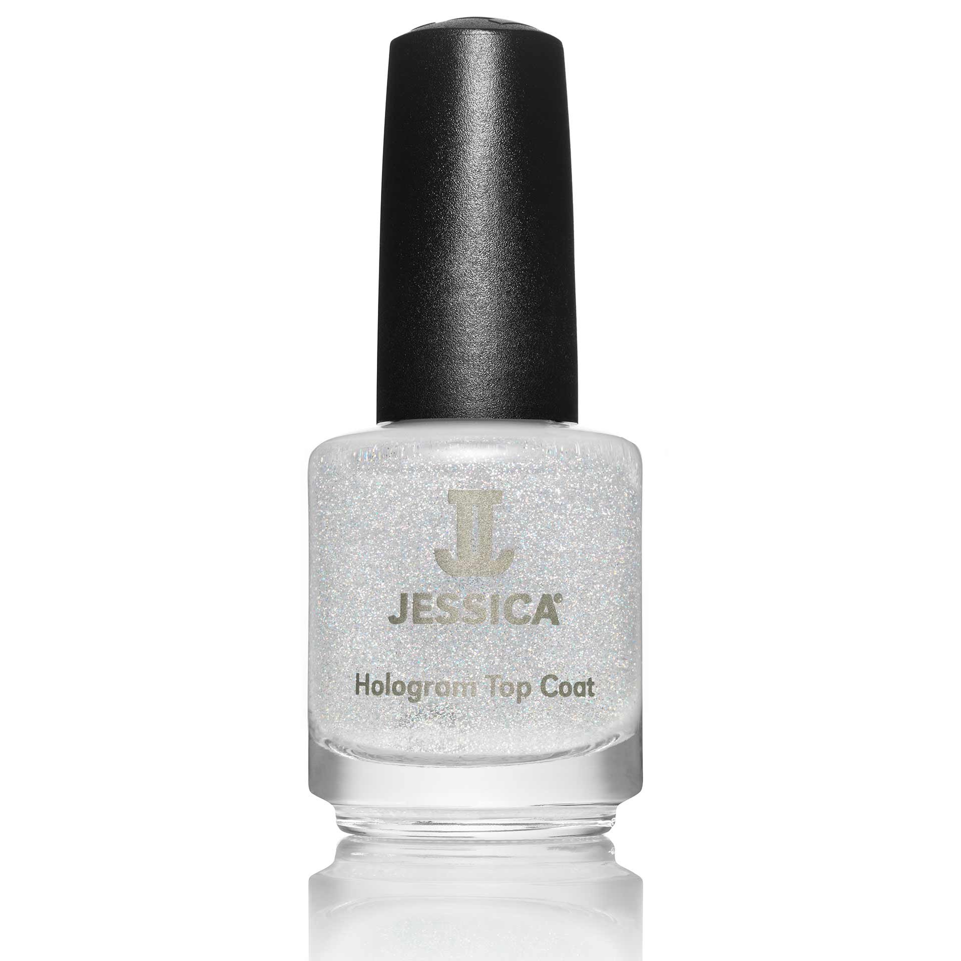 JESSICA CUSTOM COLOURS Lac de unghii Halogram Silver 1 JESSICA CUSTOM COLOURS Lac de unghii Halogram Silver