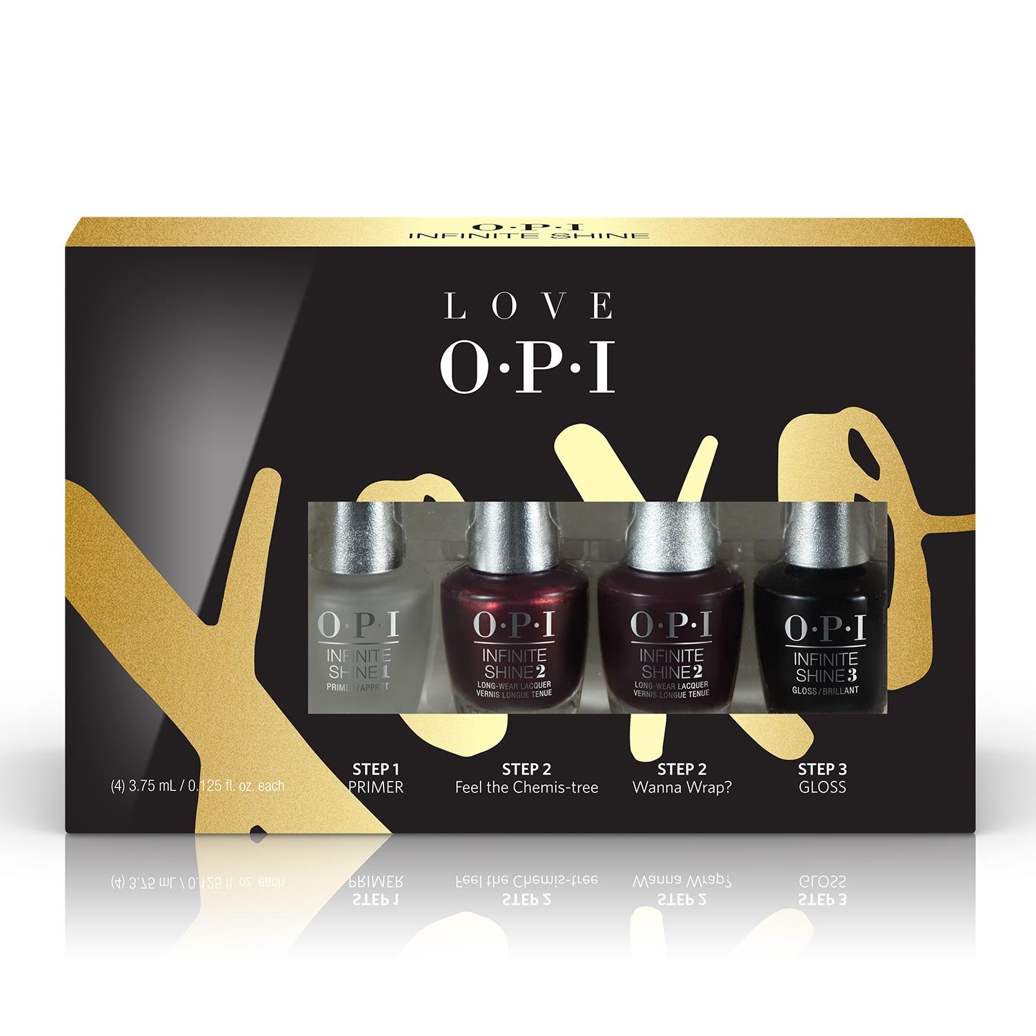 OPI INFINITE SHINE - XOXO Mini Pack 4*3 OPI INFINITE SHINE - XOXO Mini Pack 4*3.75ml