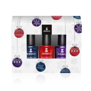 JESSICA HOLIDAY Kit-Trio pentru sarbatori - Purple Lust, Hearts on Fire, Light Up the Sky