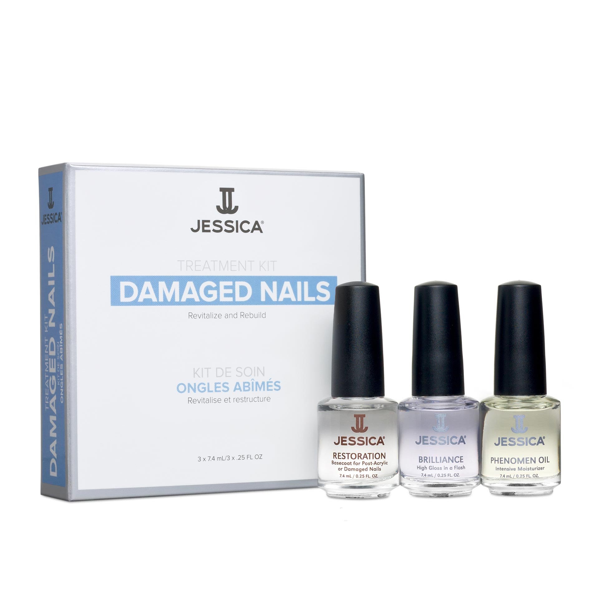 JESSICA DAMAGED NAILS Kit pentru unghii deteriorate chimic 1 JESSICA DAMAGED NAILS Kit pentru unghii deteriorate chimic