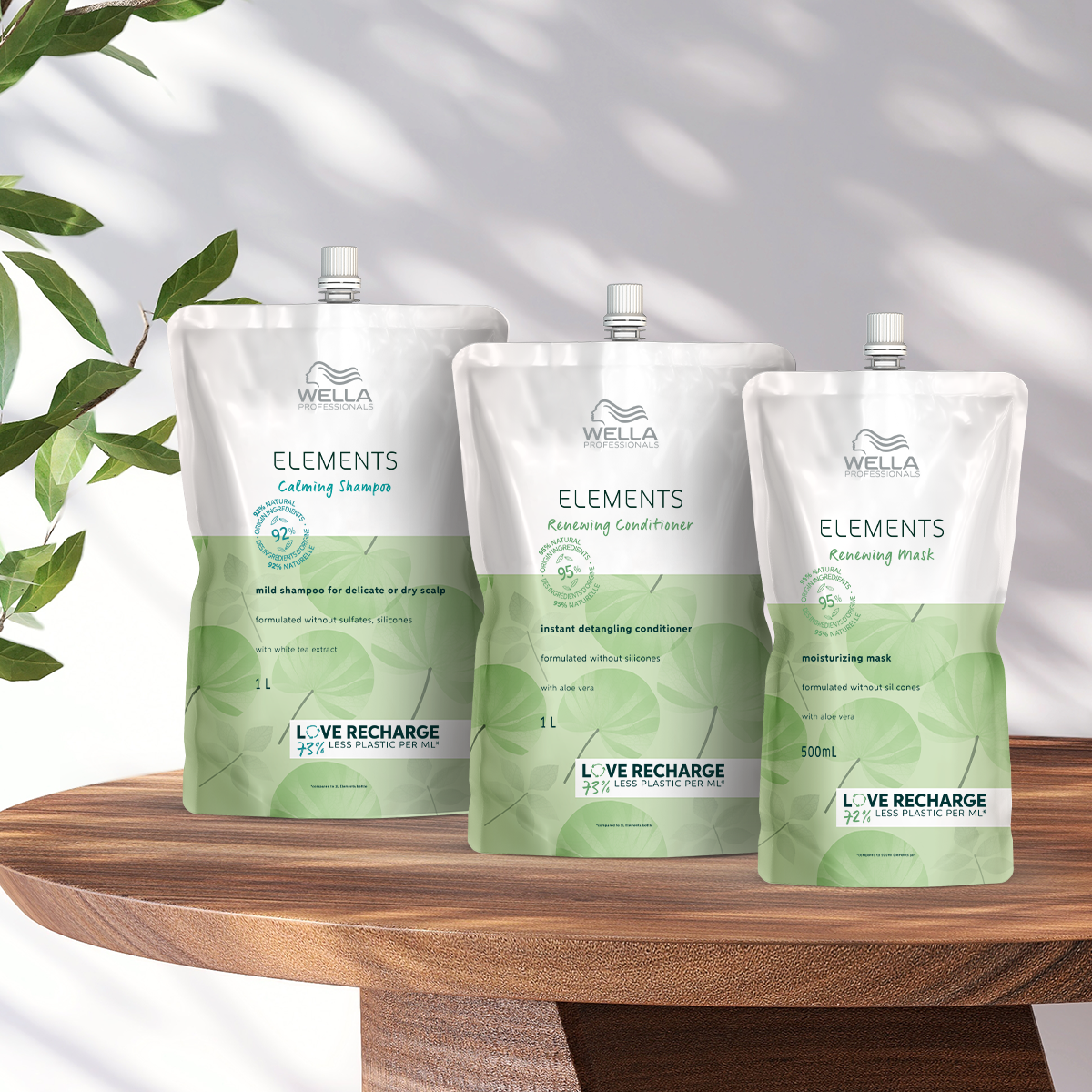 Wella Elements Pouches = sustenabilitate și îngrijire naturală